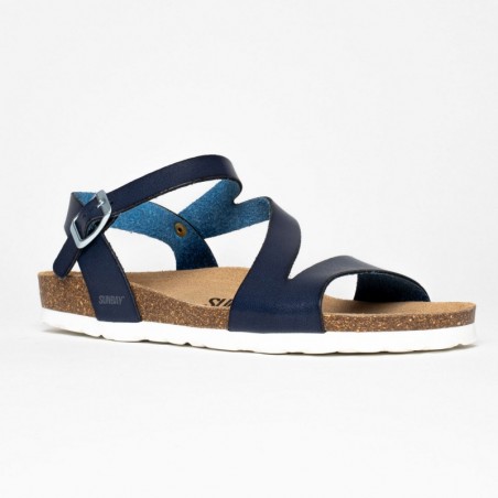 Sandales Evea Multibrides Bleu marine