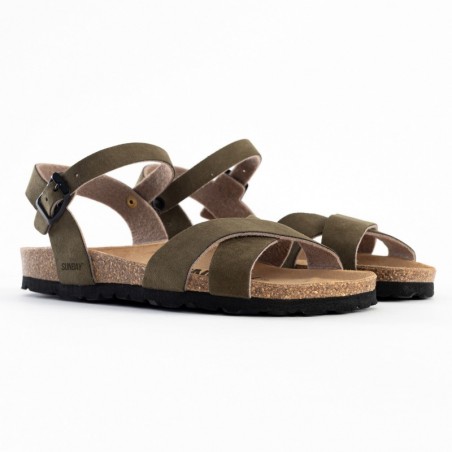 Sandales Albany Multibrides Vert