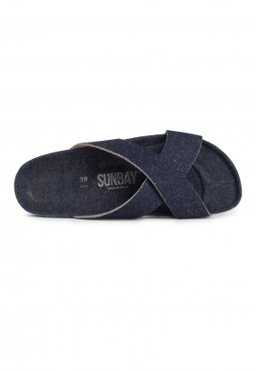 Sandales Mackay 2 Brides Denim brut