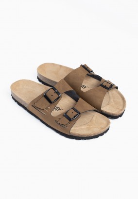 Sandales Misol 2 Brides Marron