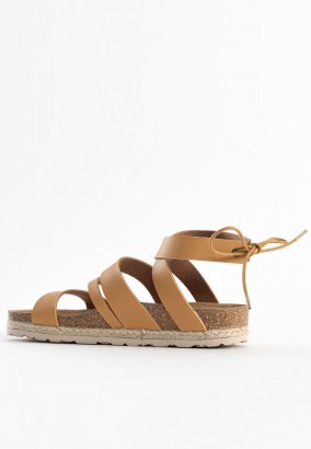 Sandales Cuarto Multibrides Camel