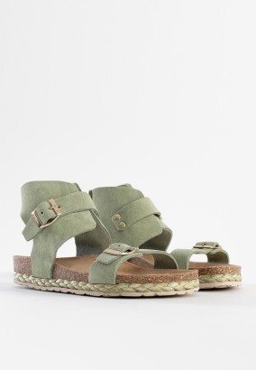 Sandales Dooly Multibrides Vert