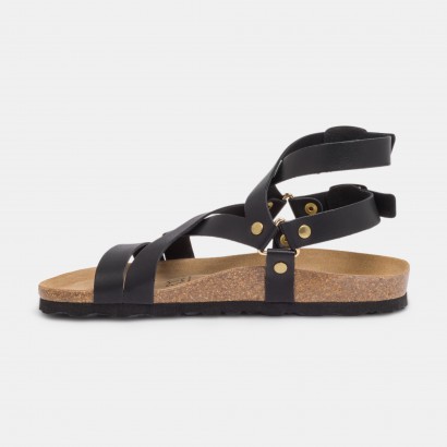 Sandales Elorza Multibrides Noir