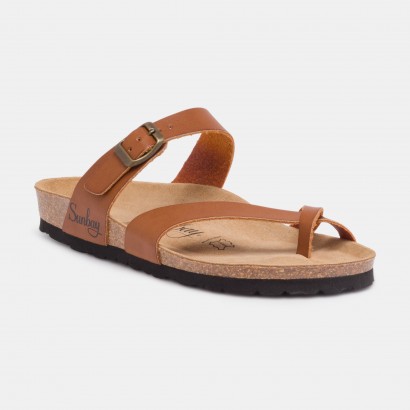 Sandales Tulipe Multibrides Camel