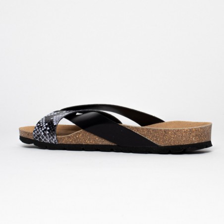 Sandales Rita Multibrides Noir