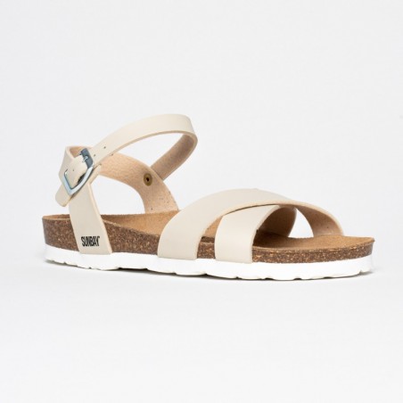 Sandales Albany Multibrides Blanc cassé