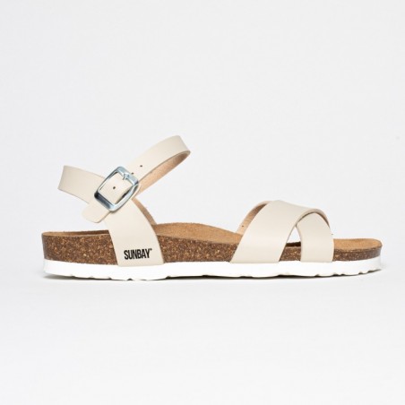 Sandales Albany Multibrides Blanc cassé